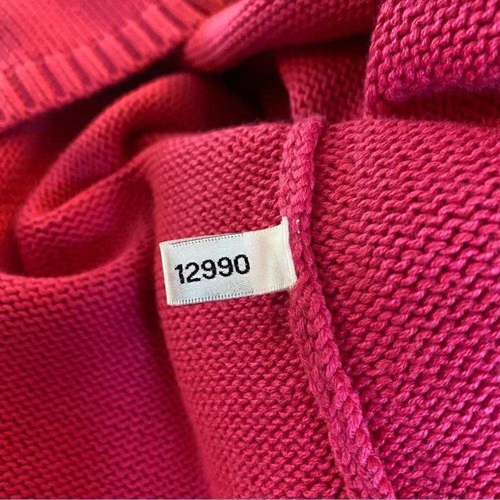 🍂Very comfy 💕 hot pink Harold’s brand cotton blend sweater sz L